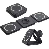 PWB-245-B Wireless 3lü Şarj İstasyonu