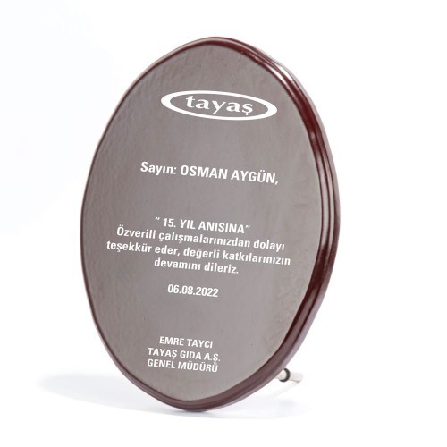 BK-77 Ahşap Plaket