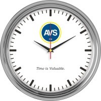 V30-960-B Paslanmaz Metal Duvar Saati