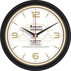 V30-522-SV Plastik Duvar Saati